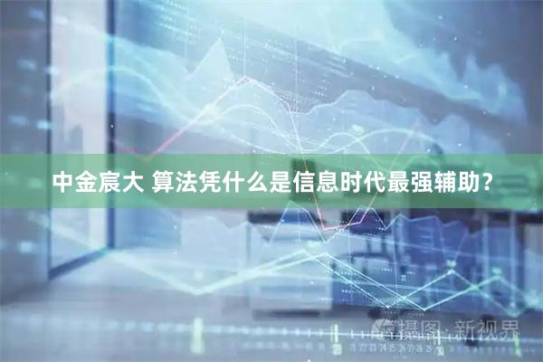 中金宸大 算法凭什么是信息时代最强辅助？